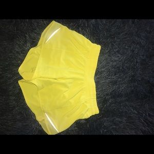Yellow Hotty hot shorts